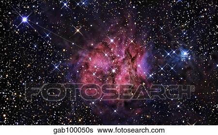 Stock Photograph - The Cocoon Nebula. Fotosearch
