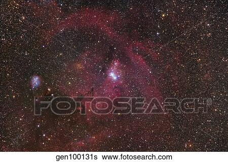 The Cone Nebula region in Monoceros. View Large Photo Image Stock Photograph - The Cone Nebula region in Monoceros.. Fotosearch