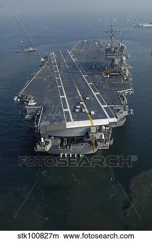 The conventionally powered aircraft carrier USS Kitty Hawk. View Large Photo Image Picture - The conventionally powered aircraft carrier USS Kitty Hawk.. Fotosearch