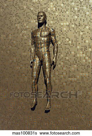 The design and construction of robots and androids. View Large Illustration Stock Illustration - The design and construction of robots and androids.. Fotosearch