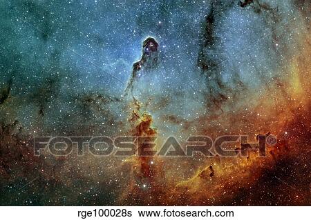 The Elephant Trunk Nebula View Large Photo Image Stock Photograph - The Elephant Trunk Nebula. Fotosearch