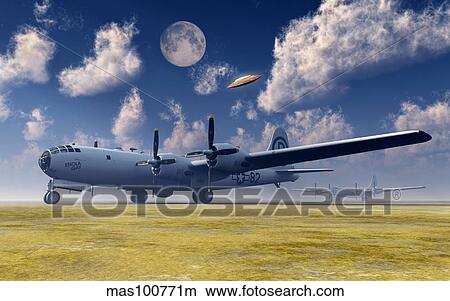 The Enola Gay B-29 Superfortress at Walker Air Force Base. View Large Illustration Stock Illustration - The Enola Gay B-29 Superfortress at Walker Air Force Base.. Fotosearch