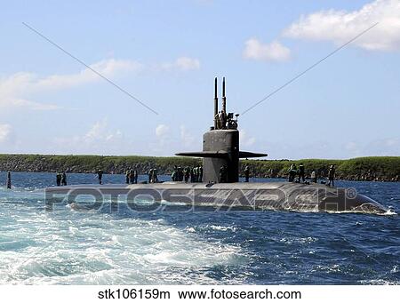 The fast-attack submarine USS Los Angeles. View Large Photo Image Picture - The fast-attack submarine USS Los Angeles.. Fotosearch