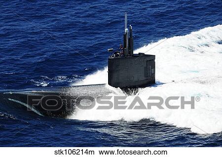 The fast-attack submarine USS Alexandria. View Large Photo Image Picture - The fast-attack submarine USS Alexandria.. Fotosearch
