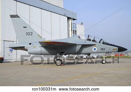 Picture - The first M-346I Lavi trainer of the Israeli Air Force.. Fotosearch