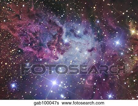 Stock Photograph - The Fox Fur Nebula. Fotosearch