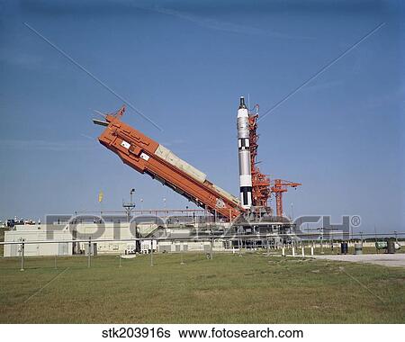 The Gemini 5 spacecraft is prepared for launch. View Large Photo Image Stock Photograph - The Gemini 5 spacecraft is prepared for launch.. Fotosearch