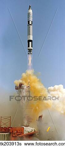 The Gemini-Titan 4 spaceflight launches from Cape Canaveral, Florida. View Large Photo Image Stock Photograph - The Gemini-Titan 4 spaceflight launches from Cape Canaveral, Florida.. Fotosearch
