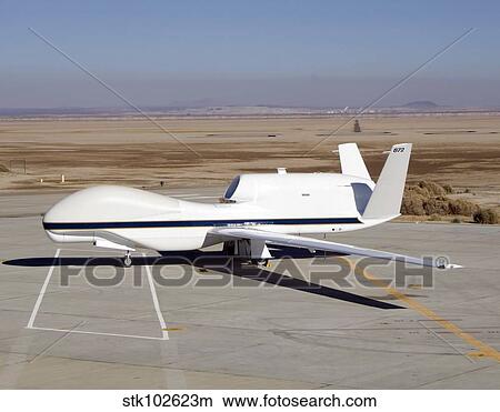 The Global Hawk unmanned aircraft. View Large Photo Image Picture - The Global Hawk unmanned aircraft.. Fotosearch