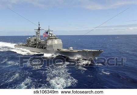 The guided-missile cruiser USS Princeton. View Large Photo Image Picture - The guided-missile cruiser USS Princeton.. Fotosearch