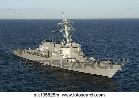 Picture - The guided-missile destroyer USS Laboon.. Fotosearch