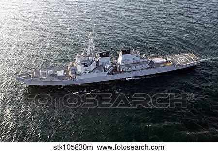 The guided-missile destroyer USS Laboon. View Large Photo Image Picture - The guided-missile destroyer USS Laboon.. Fotosearch