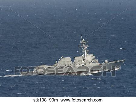 The guided-missile destroyer USS Michael Murphy. View Large Photo Image Picture - The guided-missile destroyer USS Michael Murphy.. Fotosearch