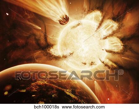 The Hand of Destiny Nebula is devouring the star Abigor. View Large Illustration Stock Illustration - The Hand of Destiny Nebula is devouring the star Abigor.. Fotosearch