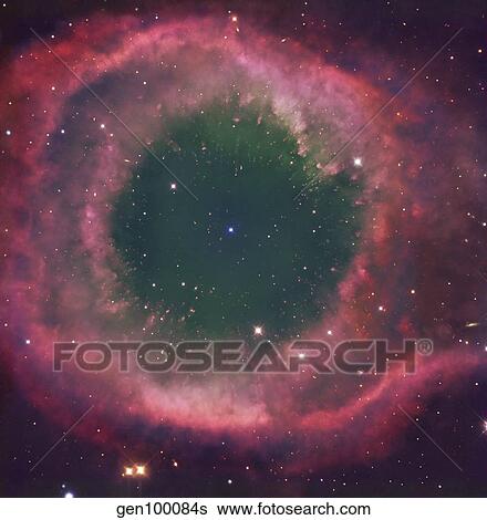 Stock Photograph - The Helix Nebula. Fotosearch