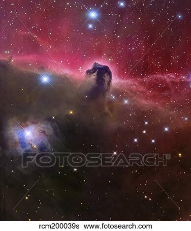 The Horsehead Nebula, Barnard 33 in the Orion constellation. View Large Photo Image Stock Photograph - The Horsehead Nebula, Barnard 33 in the Orion constellation.. Fotosearch