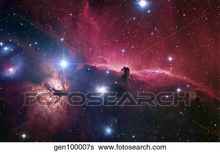 The Horsehead Nebula View Large Photo Image Stock Photograph - The Horsehead Nebula. Fotosearch