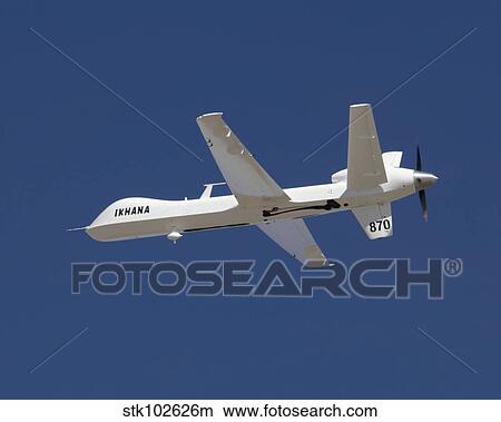 The Ikhana unmanned aircraft. View Large Photo Image Picture - The Ikhana unmanned aircraft.. Fotosearch