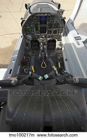 The interior cockpit of an Iraqi Air Force T-6 Texan trainer aircraft. View Large Photo Image Picture - The interior cockpit of an Iraqi Air Force T-6 Texan trainer aircraft.. Fotosearch