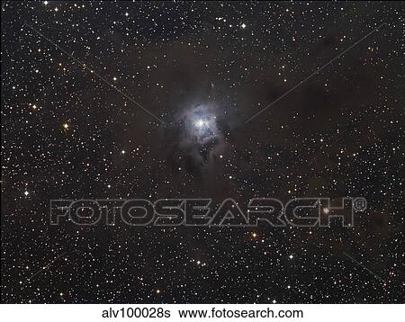 The Iris Nebula View Large Photo Image Stock Photograph - The Iris Nebula. Fotosearch