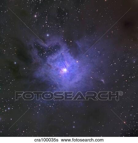 The Iris Nebula View Large Photo Image Stock Photograph - The Iris Nebula. Fotosearch
