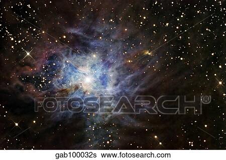 The Iris Nebula View Large Photo Image Stock Photograph - The Iris Nebula. Fotosearch