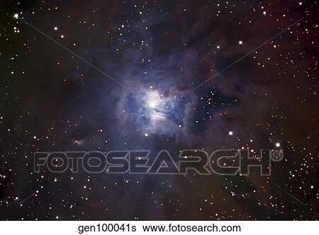 The Iris Nebula View Large Photo Image Stock Photograph - The Iris Nebula. Fotosearch