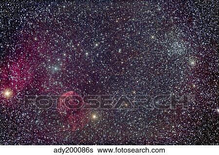 The Jellyfish Nebula and associated nebulosity. View Large Photo Image Stock Photograph - The Jellyfish Nebula and associated nebulosity.. Fotosearch