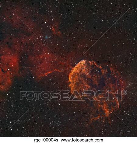 The Jellyfish Nebula View Large Photo Image Stock Photograph - The Jellyfish Nebula. Fotosearch