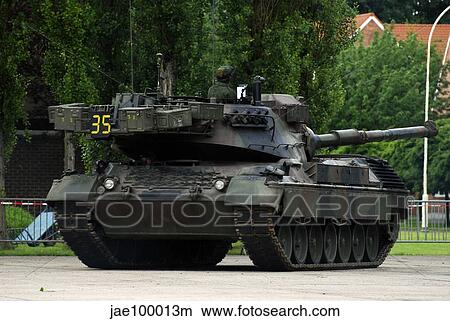 The Leopard 1A5 MBT of the Belgian Army in action. View Large Photo Image Picture - The Leopard 1A5 MBT of the Belgian Army in action.. Fotosearch