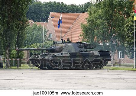 Picture - The Leopard 1A5 of the Belgian Army in action.. Fotosearch