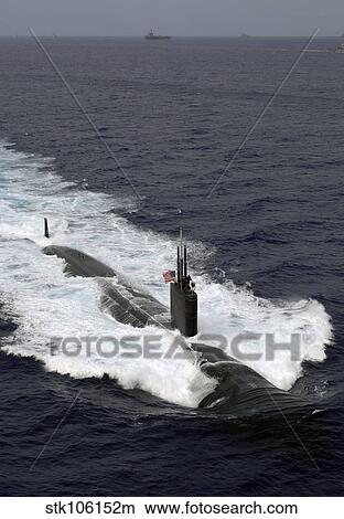 The Los Angeles-class attack submarine USS Asheville. View Large Photo Image Picture - The Los Angeles-class attack submarine USS Asheville.. Fotosearch