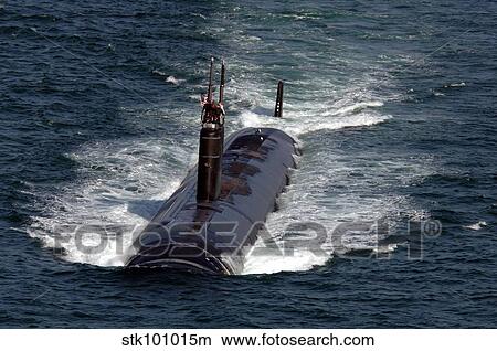 The Los Angeles-class fast attack submarine USS Asheville. View Large Photo Image Picture - The Los Angeles-class fast attack submarine USS Asheville.. Fotosearch