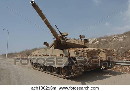 The Merkava Mark III-D main battle tank of the Israel Defense Force. View Large Photo Image Picture - The Merkava Mark III-D main battle tank of the Israel Defense Force.. Fotosearch