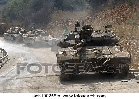 The Merkava Mark III-D main battle tank of the Israel Defense Force. View Large Photo Image Picture - The Merkava Mark III-D main battle tank of the Israel Defense Force.. Fotosearch