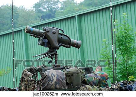 The Milan, guided anti-tank missile system. View Large Photo Image Picture - The Milan, guided anti-tank missile system.. Fotosearch