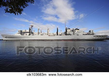 The Military Sealift Command fast combat support ship USNS Bridge. View Large Photo Image Picture - The Military Sealift Command fast combat support ship USNS Bridge.. Fotosearch