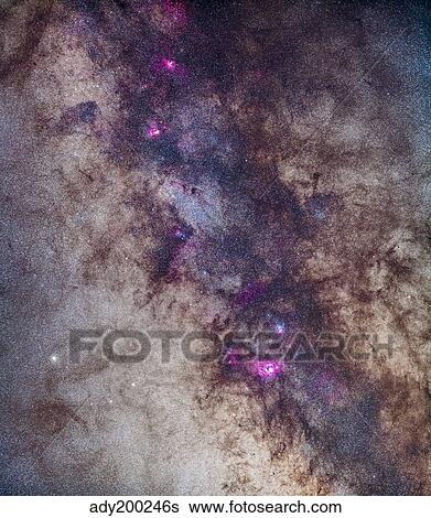 The Milky Way around the Small Sagittarius Star Cloud. View Large Photo Image Stock Photograph - The Milky Way around the Small Sagittarius Star Cloud.. Fotosearch