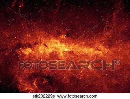 The Milky Way center aglow with dust. View Large Photo Image Stock Photograph - The Milky Way center aglow with dust.. Fotosearch