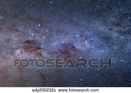 Stock Photograph - The Milky Way through Carina and Crux.. Fotosearch