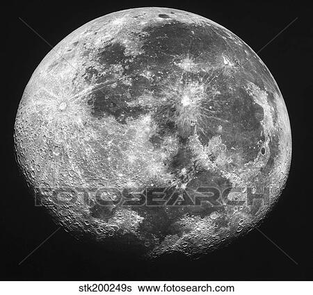 Stock Photograph - The Moon. Fotosearch