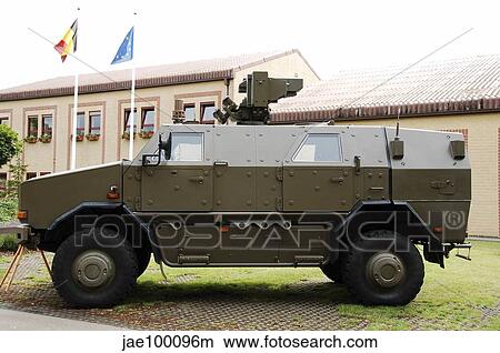 The Multi-Purpose Protected Vehicle Dingo II used by the Belgian Army. View Large Photo Image Picture - The Multi-Purpose Protected Vehicle Dingo II used by the Belgian Army.. Fotosearch