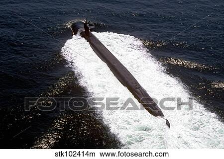 Picture - The nuclear-powered ballistic missile submarine USS Pennsylvania.. Fotosearch