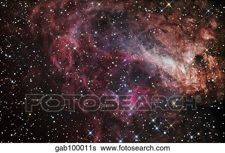 The Omega Nebula View Large Photo Image Stock Photograph - The Omega Nebula. Fotosearch