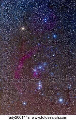 The Orion constellation. View Large Photo Image Stock Photograph - The Orion constellation.. Fotosearch