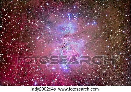 The Orion Nebula Region View Large Photo Image Stock Photograph - The Orion Nebula Region. Fotosearch