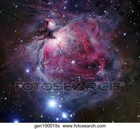 Stock Photograph - The Orion Nebula. Fotosearch