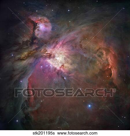 The Orion Nebula View Large Photo Image Stock Photograph - The Orion Nebula. Fotosearch