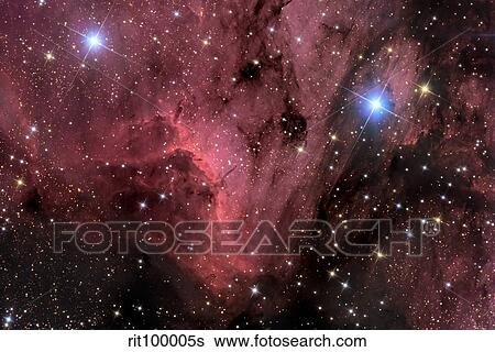 The Pelican Nebula View Large Photo Image Stock Photograph - The Pelican Nebula. Fotosearch