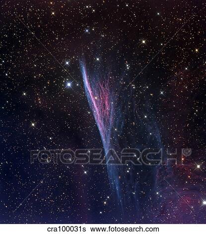 The Pencil Nebula View Large Photo Image Stock Photograph - The Pencil Nebula. Fotosearch